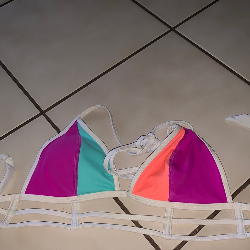 PINK triangle swimsuit
